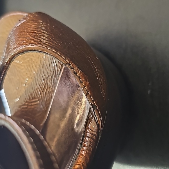 Women's Bronze Strappy High Heel Sandals, Size 5.5 - Picture 9 of 10